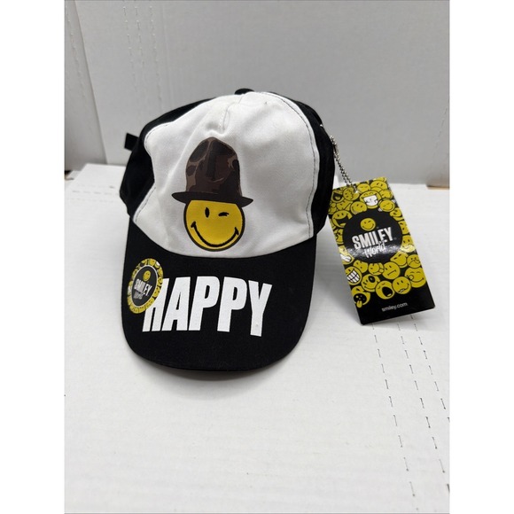 Smiley World Other - NWT Smiley World Happy Face Adjustable Hat